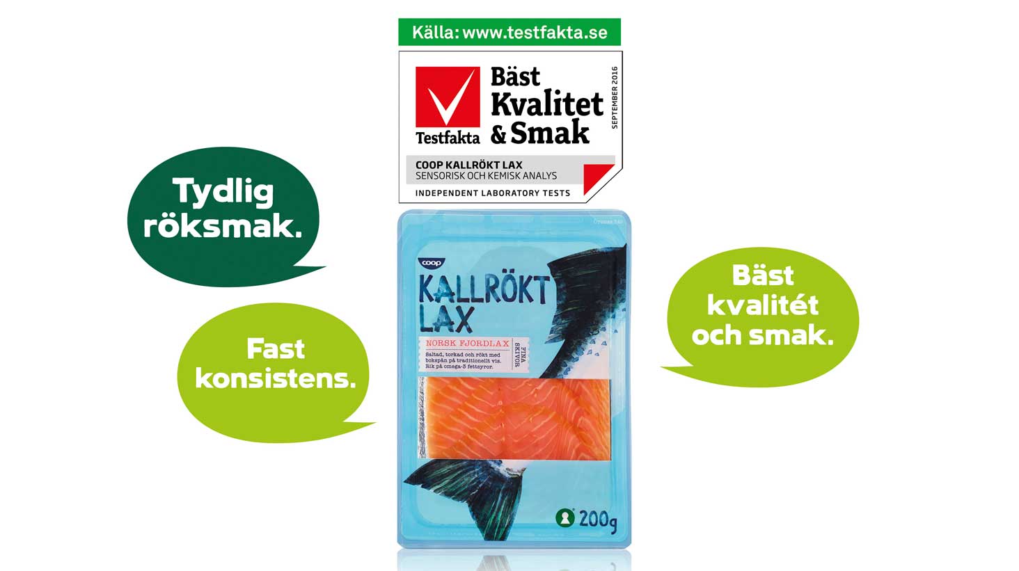 Coop vinnare i Testfakta researchs nya laxtest