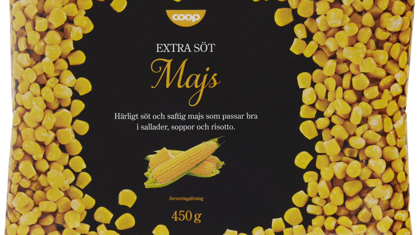 Coop utökar återkallelse av frysta majskorn