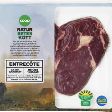Naturbeteskott-entrecote