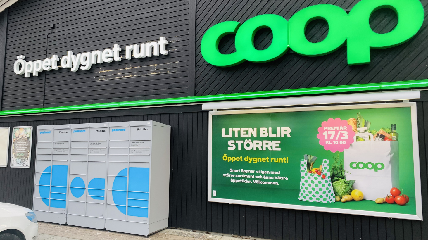 Coop Tystberga blir delvis obemannat – öppet dygnet runt