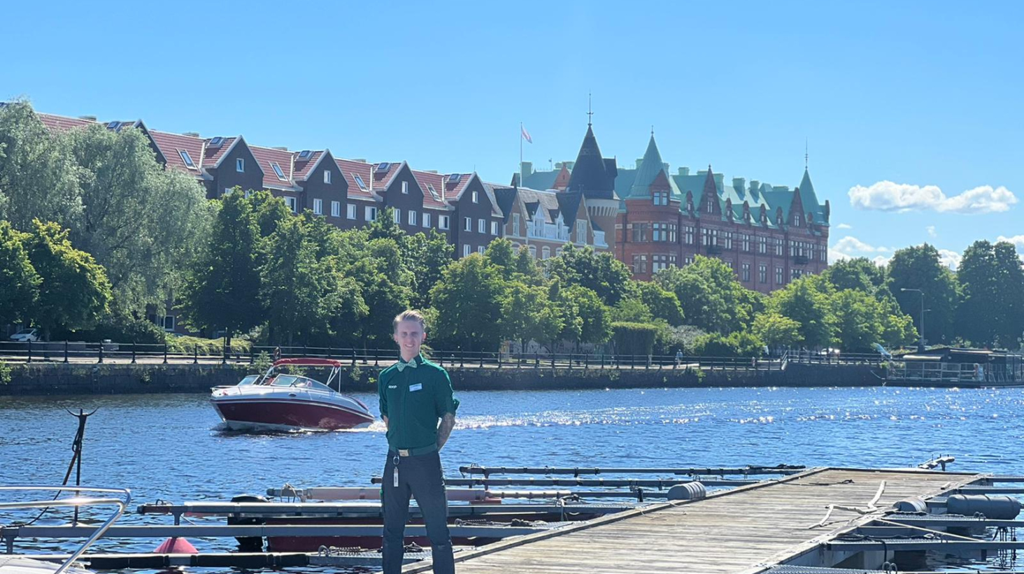 Få matbeställningen levererad till båten i Gävle