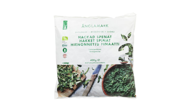 Hackad spenat Änglamark