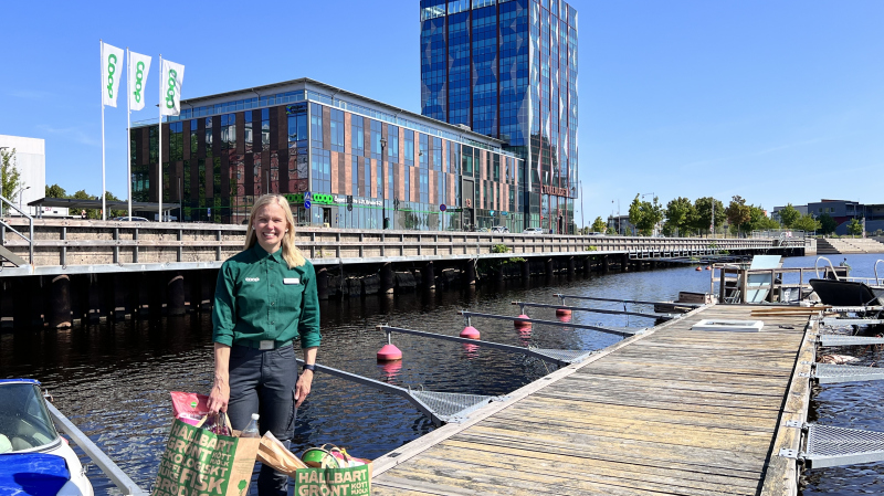 Sara Lindeborg, butikschef Coop Tullholmen
