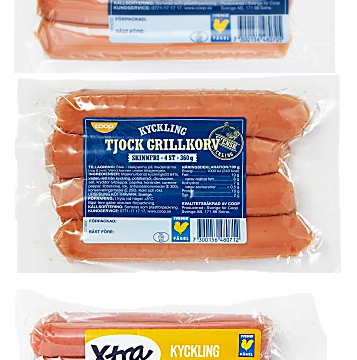 Kyckling grillkorv