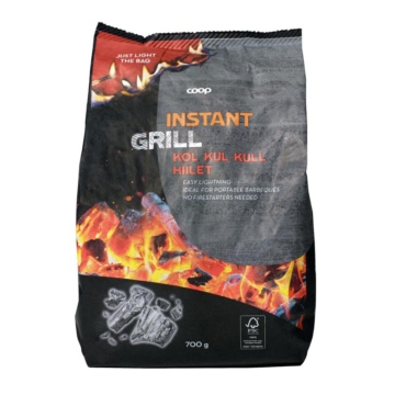 Instant grillkol Coop